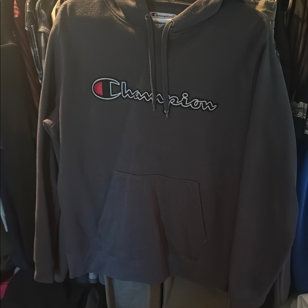 Champion Dark Gray Pullover Hoodie